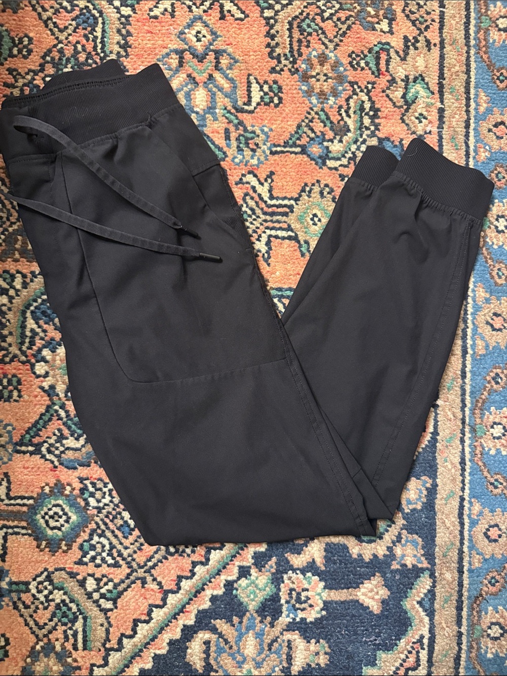 lululemon athletica Men's Black Drawstring Joggers